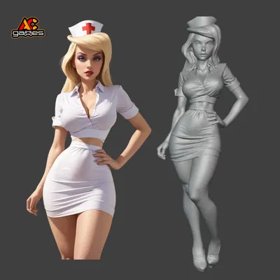 Mô Hình Cô Y Tá Anime