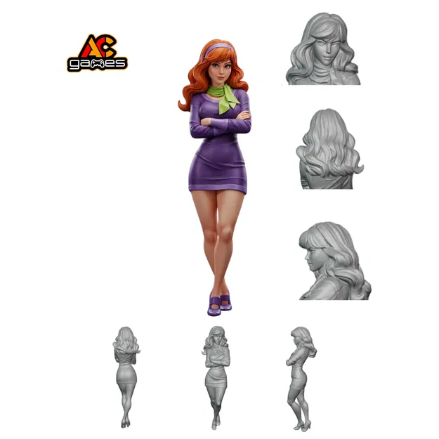Mô Hình 3D Daphne Blake Scooby Doo - Image 1