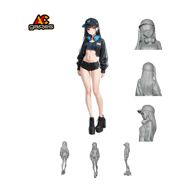 Mô hình "Girl Gamer" - Nàng Game Thủ Đầy Phong Cách - Image 1