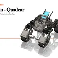 Mô hình Titan: Robot RC điều khiển bốn chân với Bánh xích - Thumbnail 1