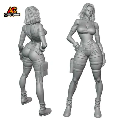 Nyx - Mô Hình Anime Tactical Girl STL Để In 3D