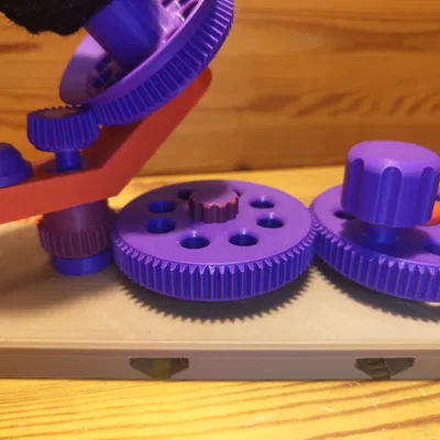 Máy Cuốn Sợi In 3D – Phiên Bản Dễ In Bánh Răng 100% In Được