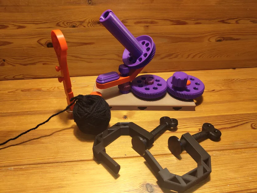 Máy Cuốn Sợi In 3D – Phiên Bản Dễ In Bánh Răng 100% In Được - Image 5