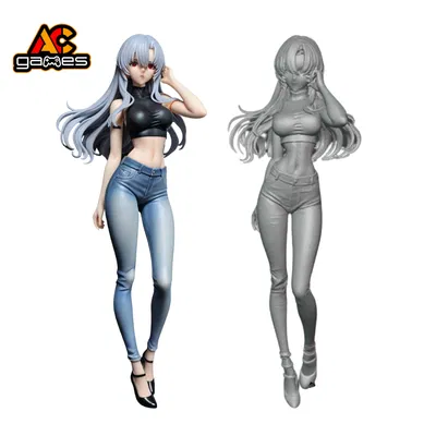 Fan Art Rei Ayanami Phong Cách Đô Thị Evangelion