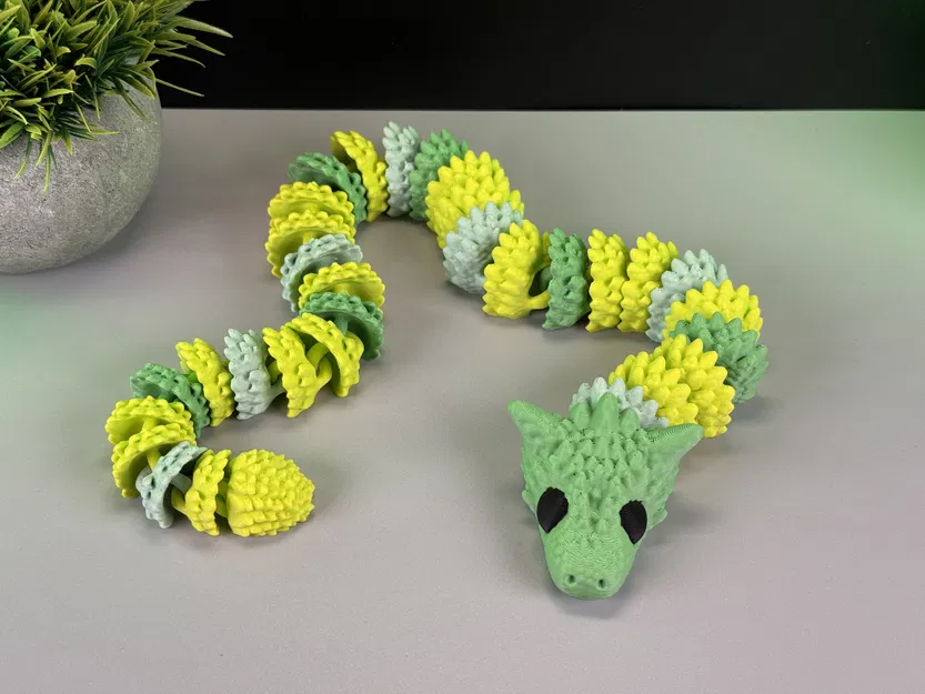 Rắn Rồng Khớp Nối Articulated Dragon Snake - Image 1