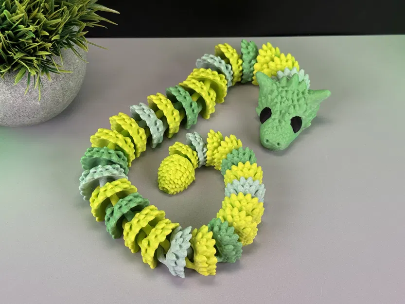 Rắn Rồng Khớp Nối Articulated Dragon Snake - Image 4