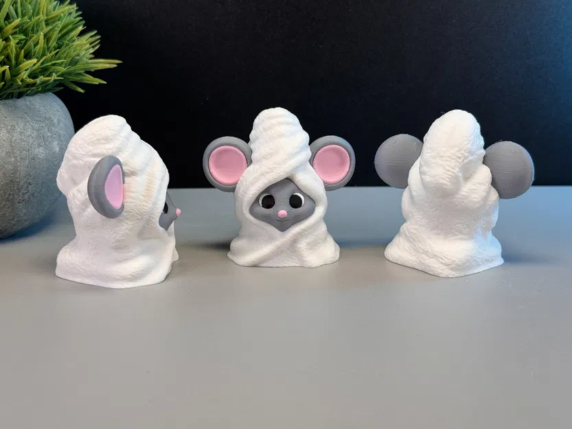 Chuột Con Dễ Thương Cuộn Tròn - Image 5