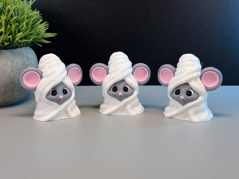 Chuột Con Dễ Thương Cuộn Tròn - Image 6