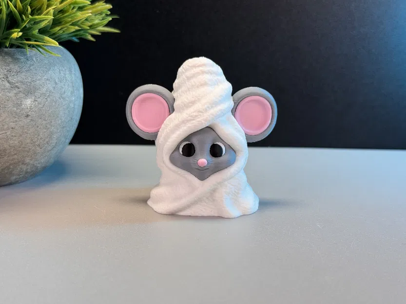 Chuột Con Dễ Thương Cuộn Tròn - Image 8