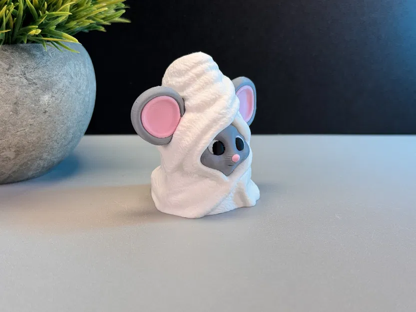 Chuột Con Dễ Thương Cuộn Tròn - Image 9