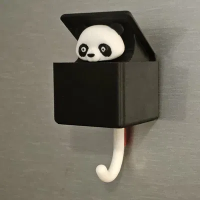 Móc Treo Chìa Khóa Gấu Trúc (Nhảy Ra)