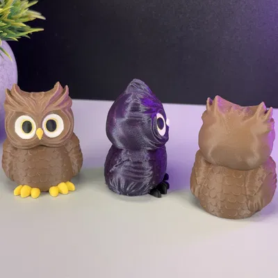 Mô hình Cú mèo (Một hoặc nhiều màu)