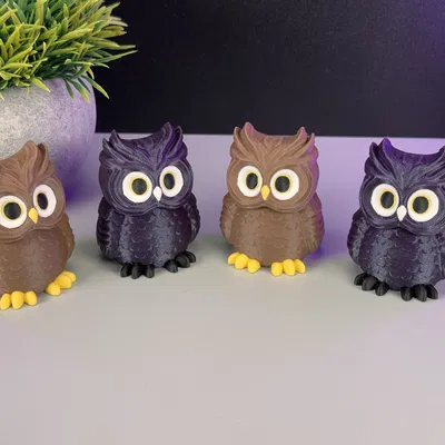 Mô hình Cú mèo (Một hoặc nhiều màu)