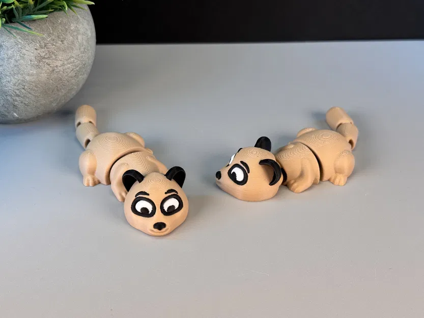 Chồn Đ đ ất Sét Dễ Thương Khớp Nối - Image 1