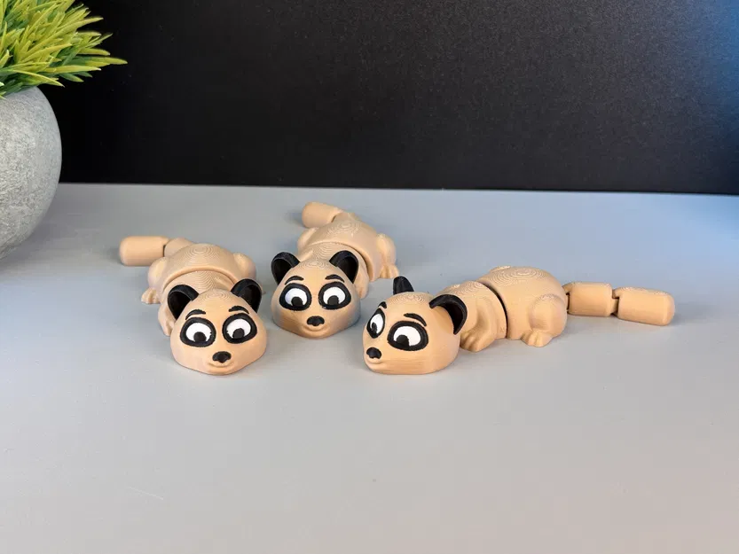 Chồn Đ đ ất Sét Dễ Thương Khớp Nối - Image 3