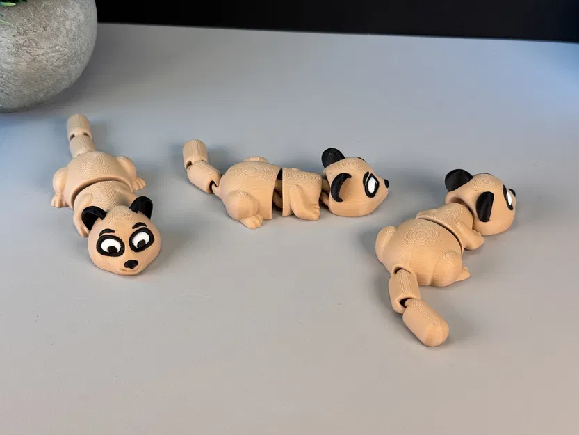 Chồn Đ đ ất Sét Dễ Thương Khớp Nối - Image 4