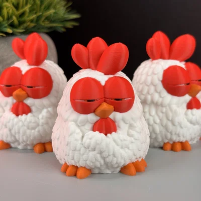 Gà "Cool" - Mô hình in 3D độc đáo