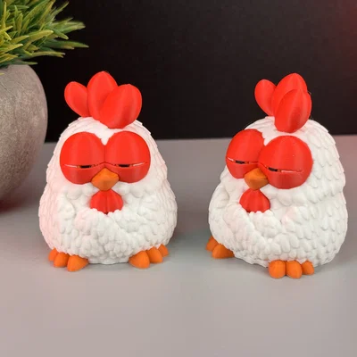 Gà "Cool" - Mô hình in 3D độc đáo