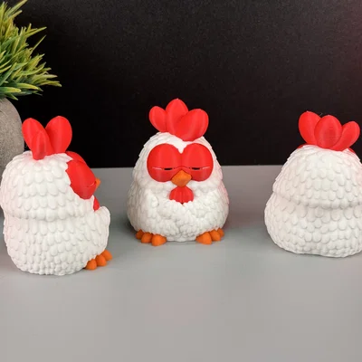Gà "Cool" - Mô hình in 3D độc đáo