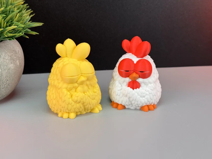 Gà "Cool" - Mô hình in 3D độc đáo - Image 11