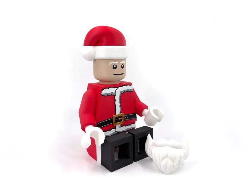 Mô Hình Ông Già Noel Miễn Phí, Có Thể Lắp Ráp! - Image 9