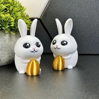 Thỏ Phục Sinh Dễ Thương Cùng Quả Trứng