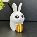Thỏ Phục Sinh Dễ Thương Cùng Quả Trứng - Thumbnail 5