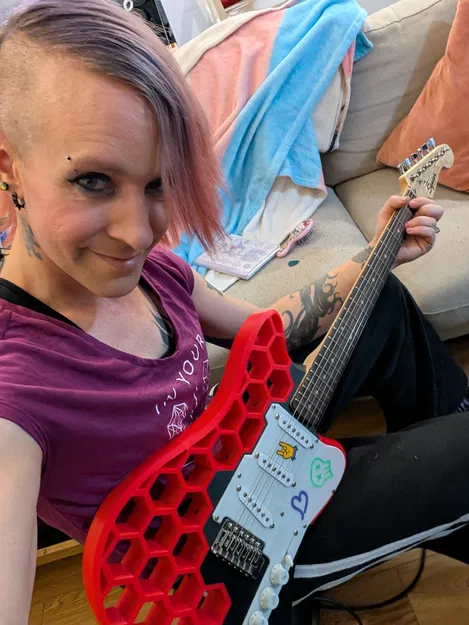 Prusastrat - Pick Guard và Nắp Lưng Một Mảnh - Image 2