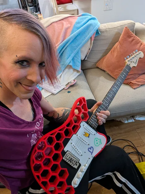 Prusastrat - Pick Guard và Nắp Lưng Một Mảnh - Image 3