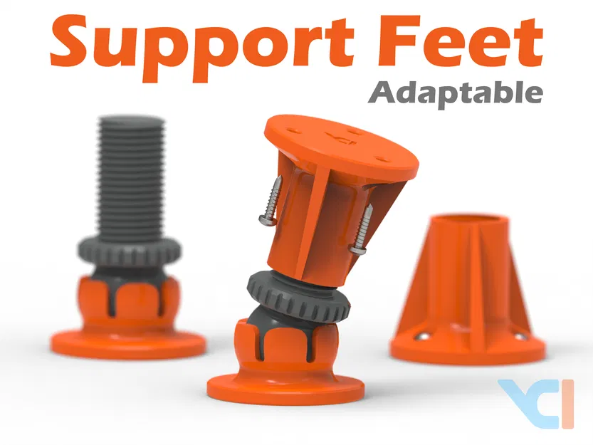 Chân Đế Chỉnh Chiều Cao - Loại Chắc Chắn - Image 1