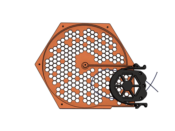 Giá đỡ cuộn dây + Bộ đệm tích hợp cho Core ONE & MMU3 (Tương thích INDX!) - Image 10