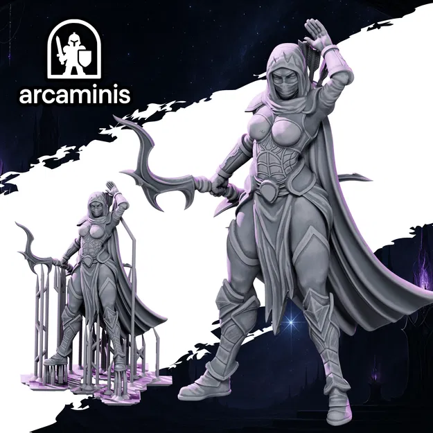 MIỄN PHÍ NỮ CUNG THỦ ELF - DARK ELVES - QUÂN ĐOÀN ELF - SCALE 32MM - FANTASY - Image 1