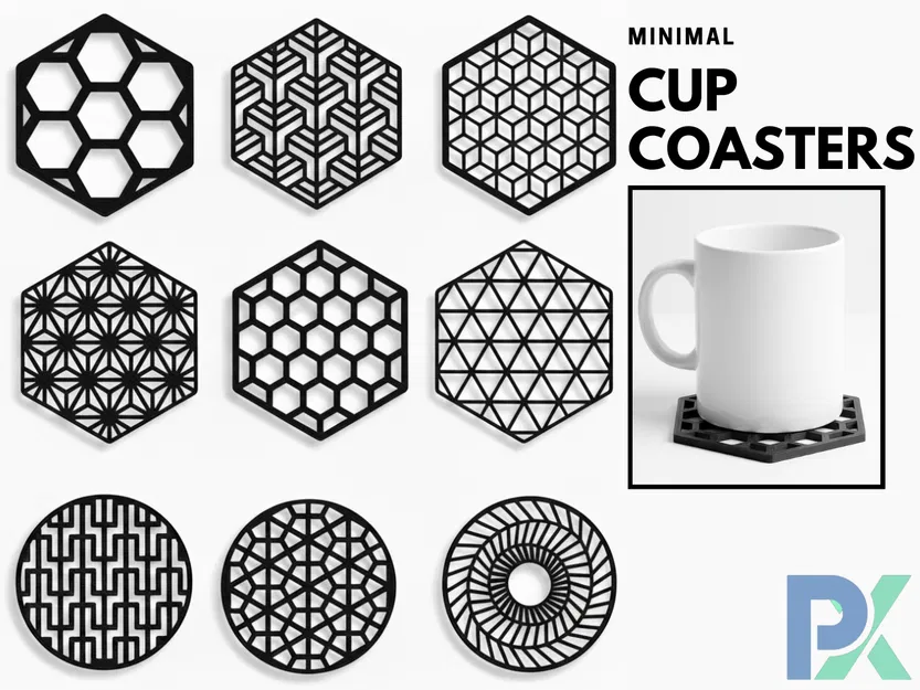 Bộ Đế Lót Ly Tối Giản - Image 1