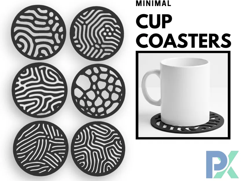 Bộ Đế Lót Ly Tối Giản - Image 1