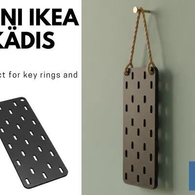 Kệ Mini IKEA Skadis In 3D