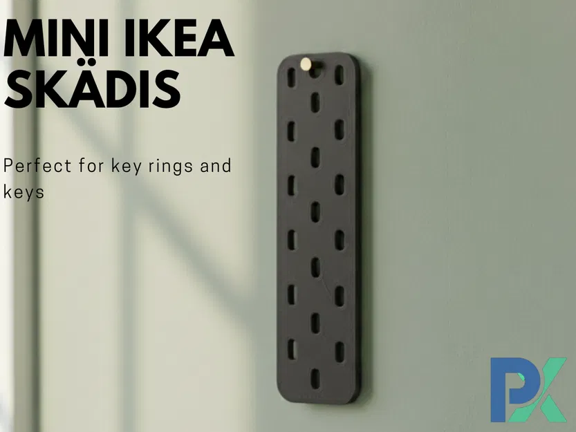 Mini IKEA Skadis - Đế Tổ Chức Đồ Đạc Nhỏ Gọn In 3D - Image 2
