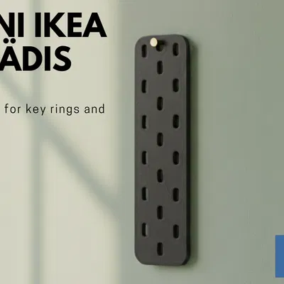 Mini IKEA Skadis - Đế Tổ Chức Đồ Đạc Nhỏ Gọn In 3D