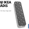 Mini IKEA Skadis - Đế Tổ Chức Đồ Đạc Nhỏ Gọn In 3D - Thumbnail 3