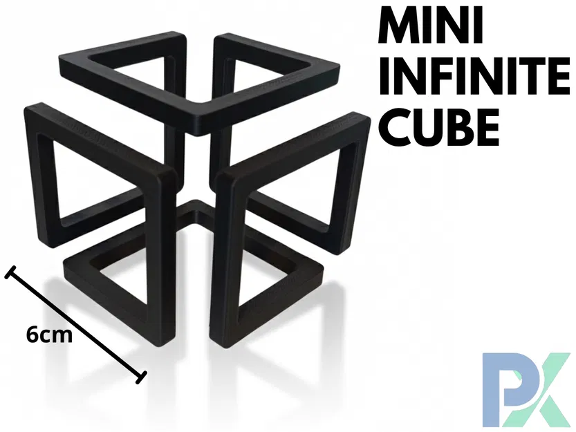 Khối Lập Phương Vô Cực Mini - Mẫu In 3D Độc Đáo - Image 1