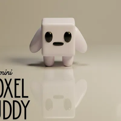 Mini Voxel Buddy – Bạn Đồng Hành Tối Giản 3D