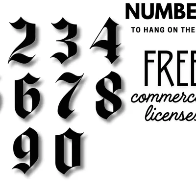 Chữ số để treo tường