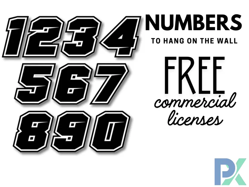 Chữ số để treo tường - Image 1