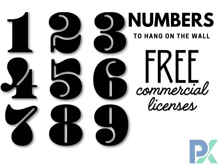 Những Con Số Để Treo Tường - Image 1