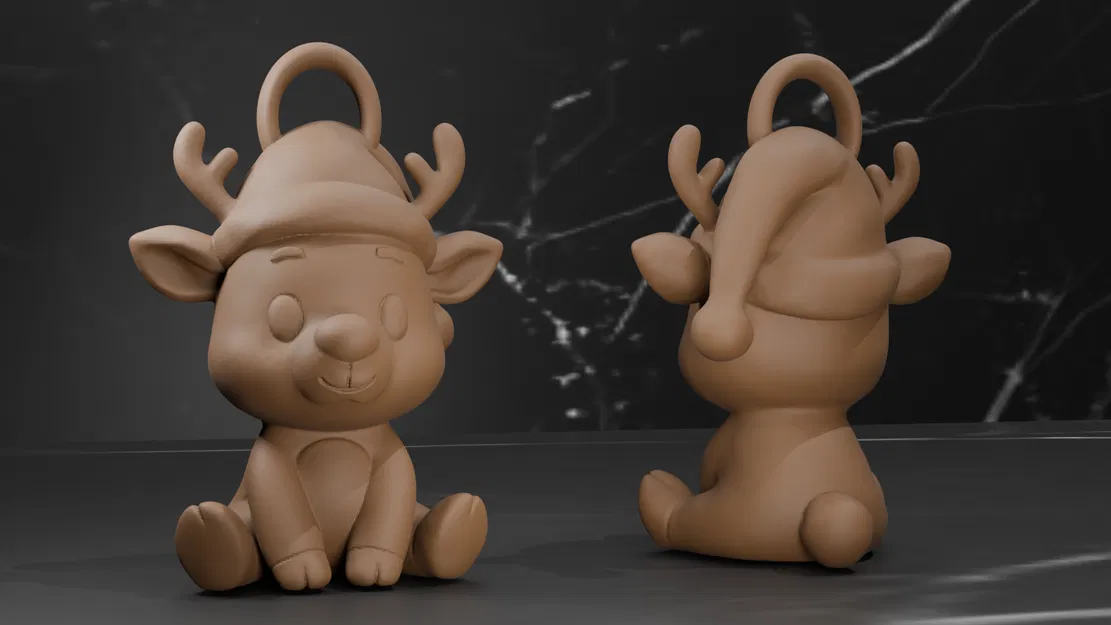 Tuần Lộc Mùa Đông - Trang Trí Giáng Sinh - 4 Kiểu Vệt Len - Image 2