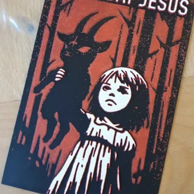 Tấm Biển "Not Today Jesus"