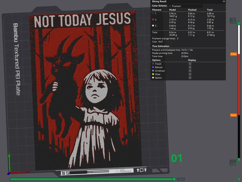 Tấm Biển "Not Today Jesus" - Image 2