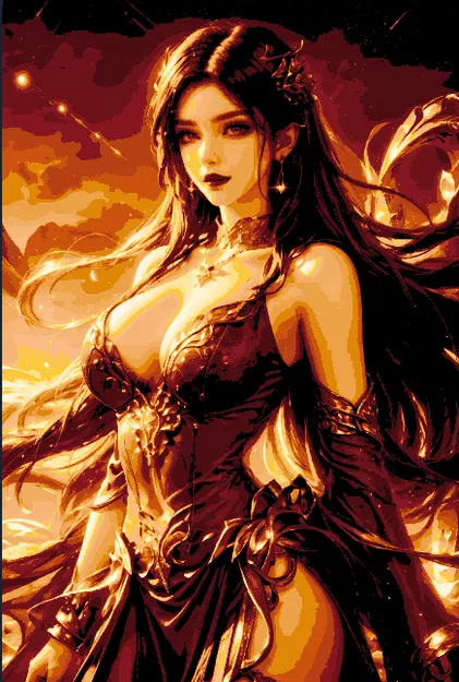 Mẫu Medusa Rực Lửa - Image 1