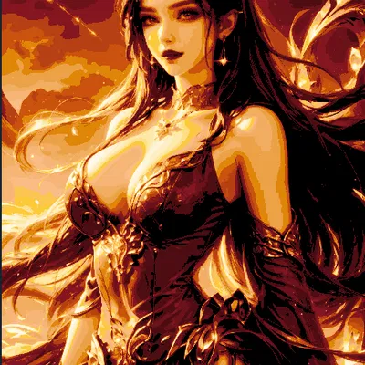 Mẫu Medusa Rực Lửa