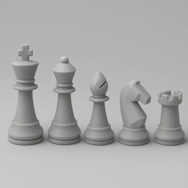 Bộ Cờ Vua ChessMaster – Mô Hình 3D Chuyên Nghiệp (STL) - Image 1