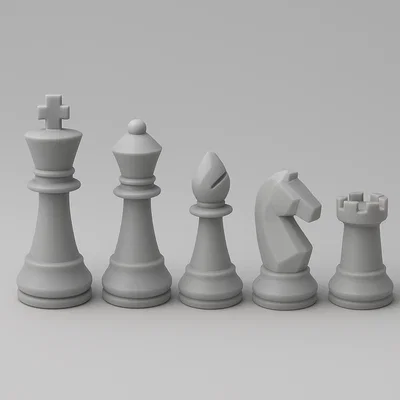 Bộ Cờ Vua ChessMaster – Mô Hình 3D Chuyên Nghiệp (STL)